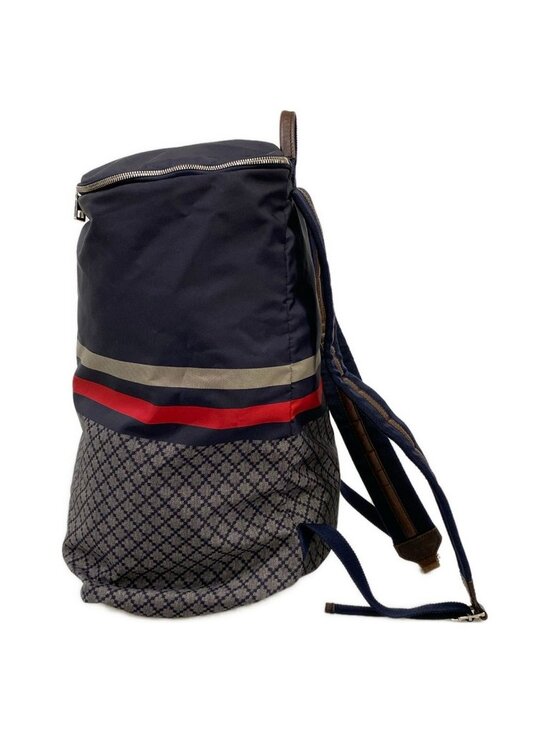 Gucci Backpack Diamante Navy Red Gray main image 5